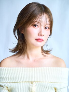 エインアンリー 表参道(AIN.ANLY.) 大人可愛い20代30代40代レイヤーボブ大人前髪透明感カラー