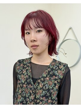 オトソーデン(Oto-soden) チェリーピンク×ショートウルフ