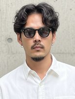 NYNY MEN エビスタ西宮店【メンズサロン/メンズカット】【11/1OPEN(予定)】&nbsp;センターパート×ニュアンスパーマ