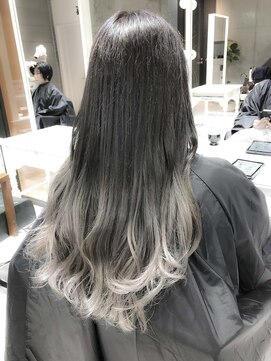 デイズ(days) 透明感カラーロング☆アッシュグラデーションカラー  中村　清彦