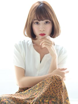 ヘアリゾート バレンタイン(hair+resort valentine) ボブ 前髪あり 大人ボブ
