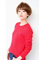 マーズ ナチュール(Mars natur) やっぱり 人気 ≪ショート≫ボブ スタイル×髪色はミルクティー