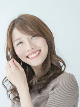 アフロディーテ 銀座(APHRODITE GINZA) 黒髪/グレーベージュ/レイヤーロング/前髪パーマ/銀座