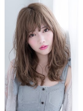 サンク 大船鎌倉店(sunc) ロング×ベージュ×エアリー..