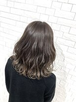 マテリアル(material) アッシュグレージュ『透け感・外国人風・デザインカラー】