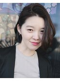 オフィスノーブル耳掛け大人可愛い時短セットフラッフィーボブ