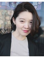 ランプヘアー(LAMP HAIR)&nbsp;オフィスノーブル耳掛け大人可愛い時短セットフラッフィーボブ