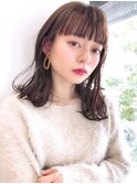 Say.吉田伊織　ナチュラル切りっぱなし　ミディアム