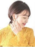 パーマをかけたくびれショート／30代40代代大人女性