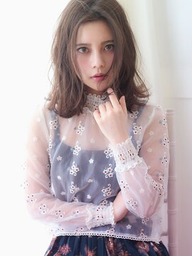 マイラ 銀座(myla) 髪質改善大人可愛い小顔ひし形ミルクティーベージュ20代30代40代