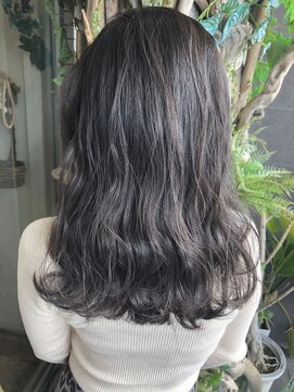 アルモ ヘア フア 東静岡(ALMO hair HUA) 透明感ブルージュ　透け感