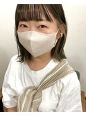ミルクティーベージュのインナーカラー