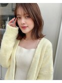 ぱつんとした大人くびれレイヤーボブ