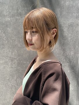 ロンド ストラーダ 心斎橋(Lond strada) シルキーベージュ×グレージュカラー【髪質改善/縮毛矯正】