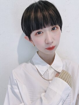 ザブックハンドサロン(The book hand salon) ブラック×ベリーショート