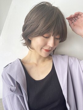 アイティーバイアルバム 八王子店(IT by ALBUM) ボブレイヤー_グレージュカラーボブウルフココアベージュ_8986