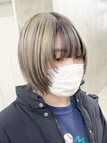 ソーコ 渋谷(SOCO)&nbsp;リバースインナーカラーブロンドケアブリーチダブルカラー