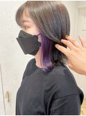 インナーカラーイヤリングカラーハイトーン×韓国【横浜】
