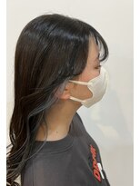 オール 西大寺店(oar)&nbsp;inner color ／ インナー＠淡ブルー