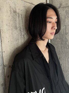 キュー(Cue_) メンズニュアンスレイヤーボブ表参道