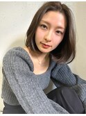 【CANVAS】大人ボブ＿内巻き＿髪質改善ストレート