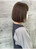 【志免】大人可愛いベージュボブ☆山之内