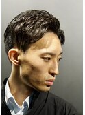 銀座　理容室　刈り上げ　七三 メンズ　個室　<理容室>