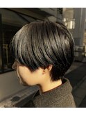 黒髪 マッシュショート