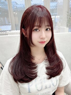 ノエシキカ(noe sikika) 韓国レイヤーカット×透明感カラーE84