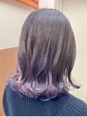 【ラベンダー/グラデーション/ダブルカラー】20代30代40代50代