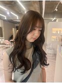 ブリーチ無しオリーブベージュカラー