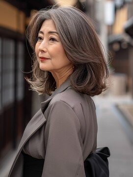 アルトリスト(Altruist Aging×HAIR&SPA) ☆イメチェンピンクベージュアンブレラカラー前髪クールショート