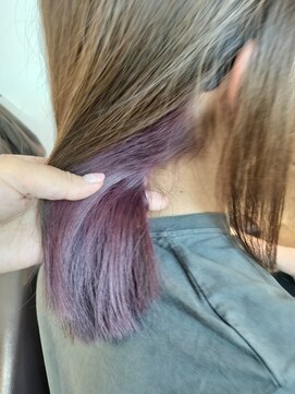 ミリヘアー(mirihair) インナーカラーブルーバイオレット