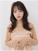 ボブルフ_ネビージュ_小顔_ワンレン_黒髪_白髪ぼかし_前髪