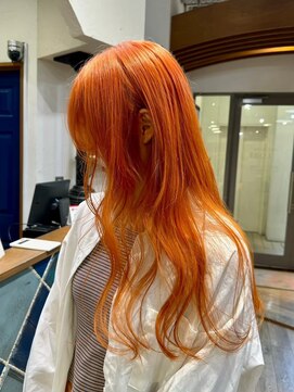 ロア 福岡天神本店(LORE) ダブルカラーベージュカラーケアブリーチカラーハイトーンボブ