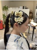 アップ・袴着付け
