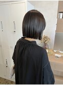 【 YUCCA 】大人可愛い20代30代40代/ミニボブ/暗髪