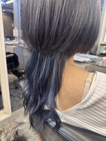 キャラ シャローネ 池袋(Chara Chalone)&nbsp;インナーダブルカラー/デザインカラー/クラゲカット/【たいし】