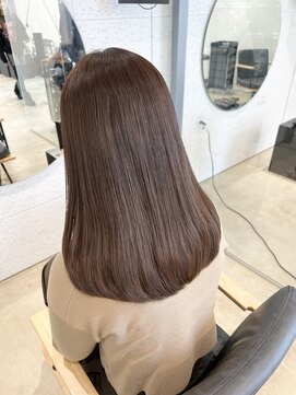 ビーヒアナウ N゜03 金沢駅西店(BE HERE NOW) 髪質改善カラー/モカブラウン