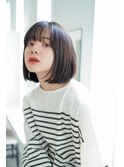 王道フルバング×シンプルボブ