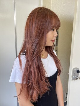 ラミエ バイ メルト 吉祥寺(lamie by melt) 小川/ブリーチなしwカラーレイヤーカットオレンジブラウン