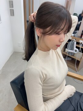 ヴィンスジオ 岐阜駅南(vince gio) 顔まわりカット/レイヤーカット