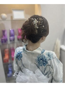 カラークチュール(Color Couture) るな/ヘアセット/浴衣ヘア/お祭りヘア