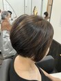 髪化粧 トラスト(trust)&nbsp;襟足スッキリ前下がりボブ