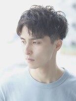 ハレ ヘアサロン(Hale hair salon) Haleブルーブラックニュアンスパーマスパイキーショートバーバー