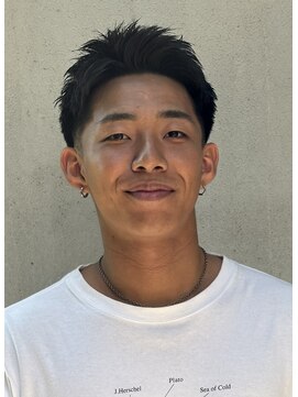 グラッシー(GLASSY) テーパーフェード/ツイストピンパーマ/スパイキーショート＃