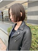 【morio札幌】札幌ボブ　大人かわいい黒髪ぱつっとボブ