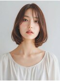 内巻きボブ大人ボブ