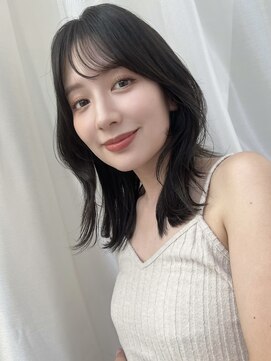 バイオレット 表参道店(Violet) 大人くびれヘアダークアッシュブラウン