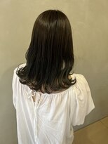 ラーム 宇部高校前店(rame)&nbsp;オリーブカラー、レイヤースタイル、髪質改善